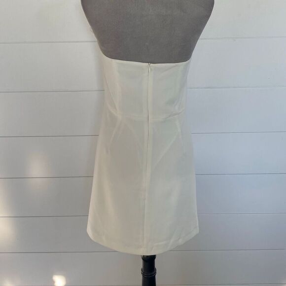 FRENCH CONNECTION Whisper Organza Strapless Dress Size 10 - Picture 7 of 11